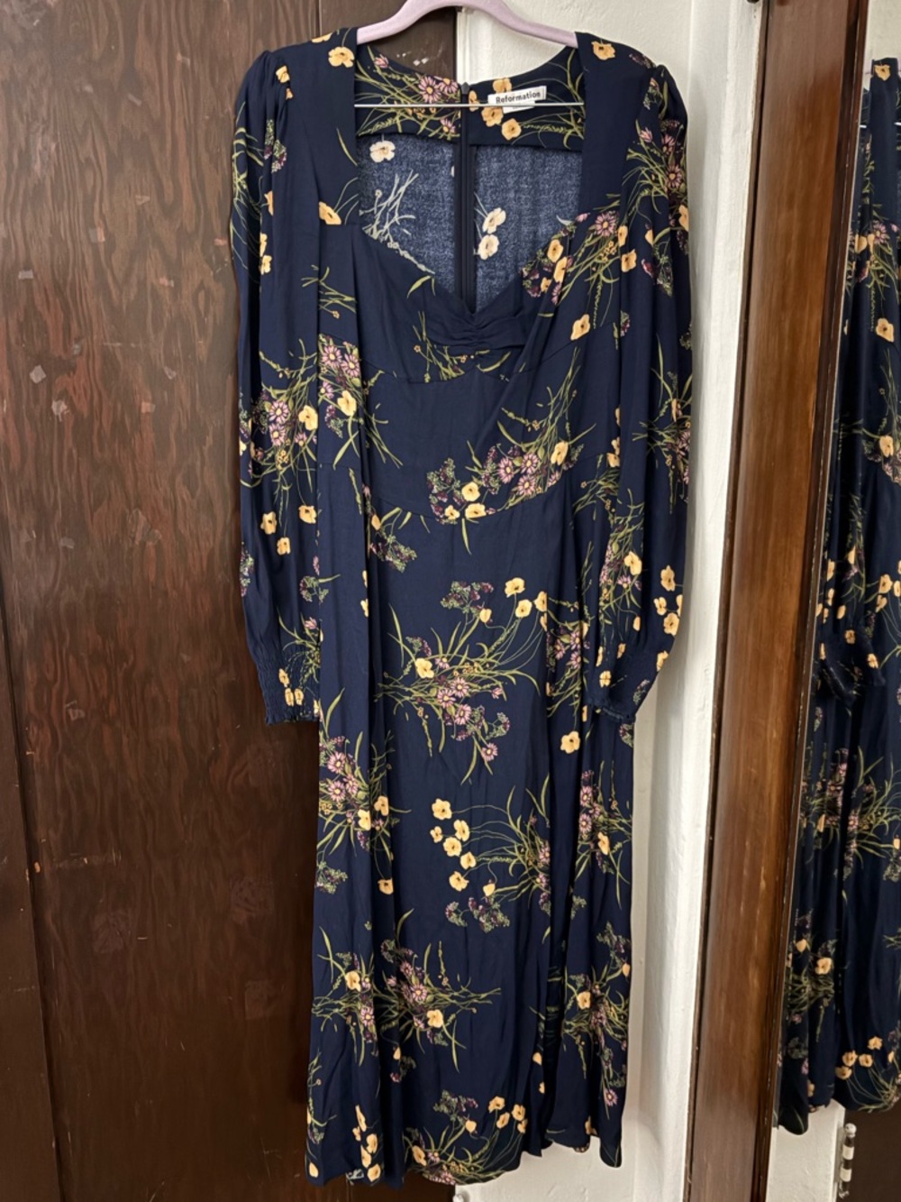 Reformation Wallflower Dress in Mademoiselle - Picture 3 of 5